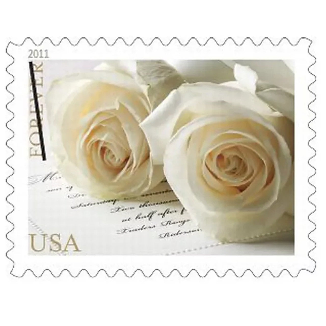 2011 Wedding Rose Forever First Class Postage Stamps