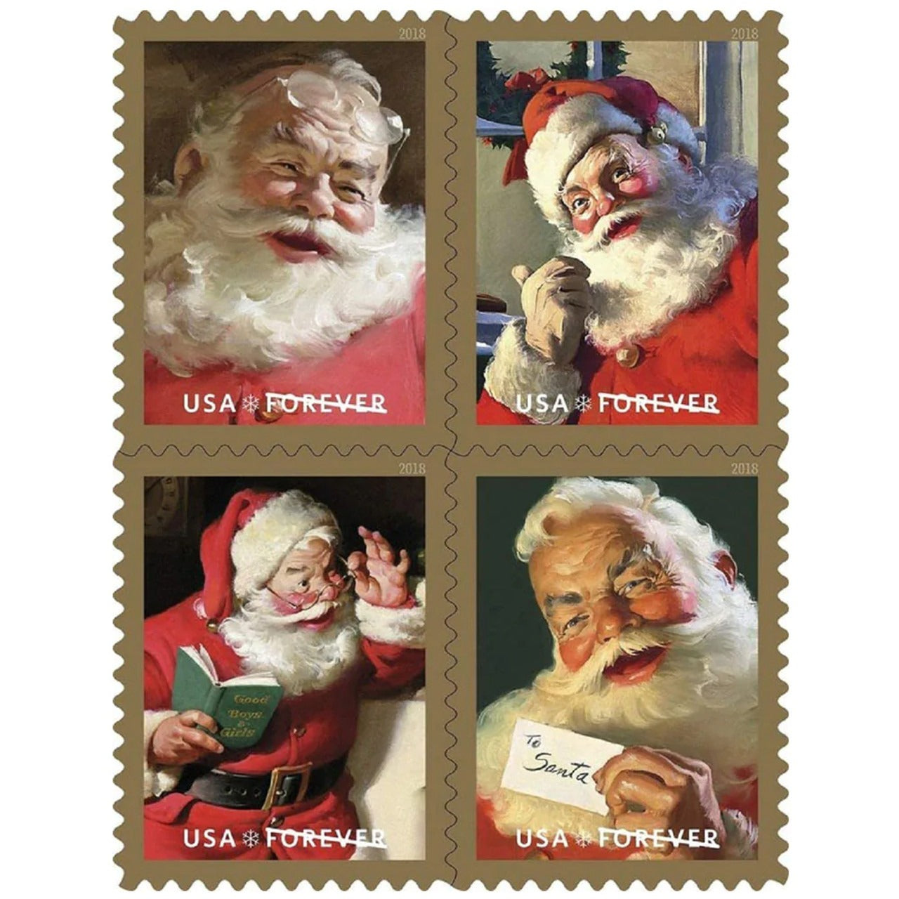 Sparkling Holidays Forever First Class Postage Stamps